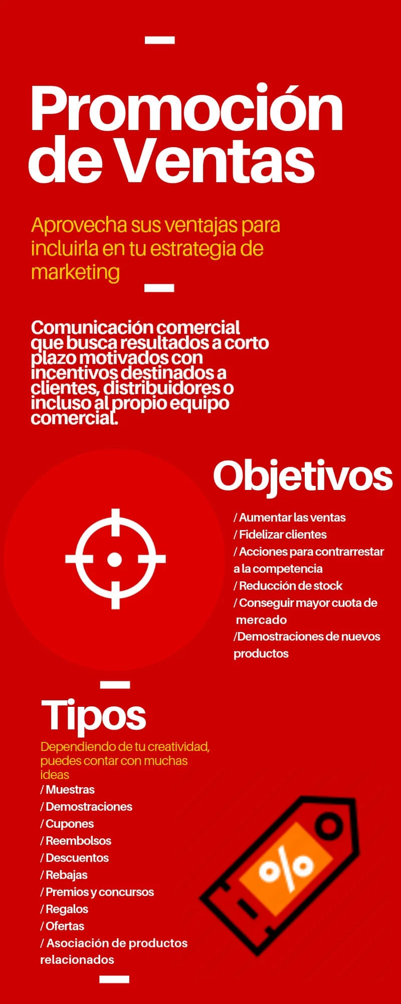 Promoción de ventas- Infografía