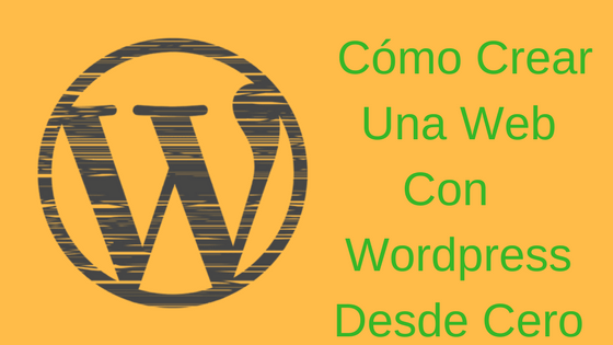 Crear web con WordPress