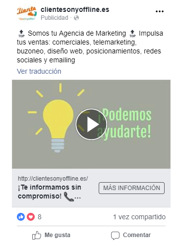 publicidad en facebook