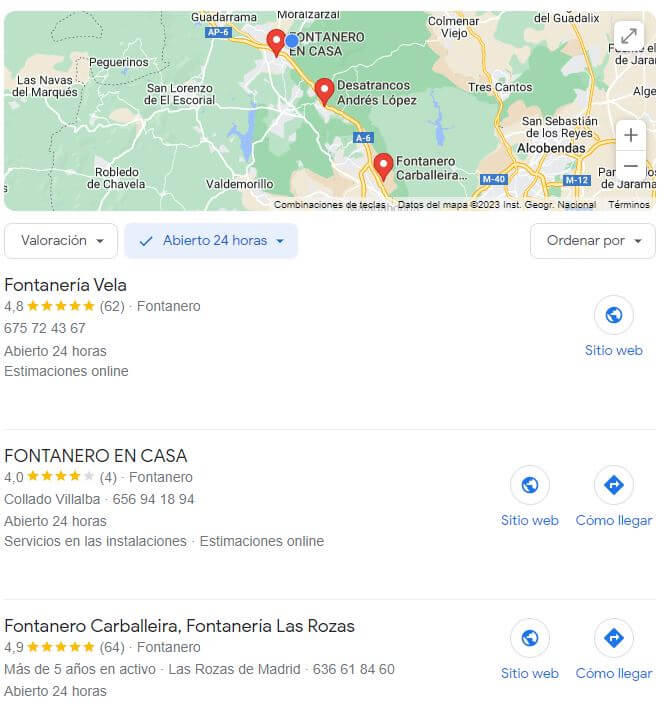 posicionamiento local